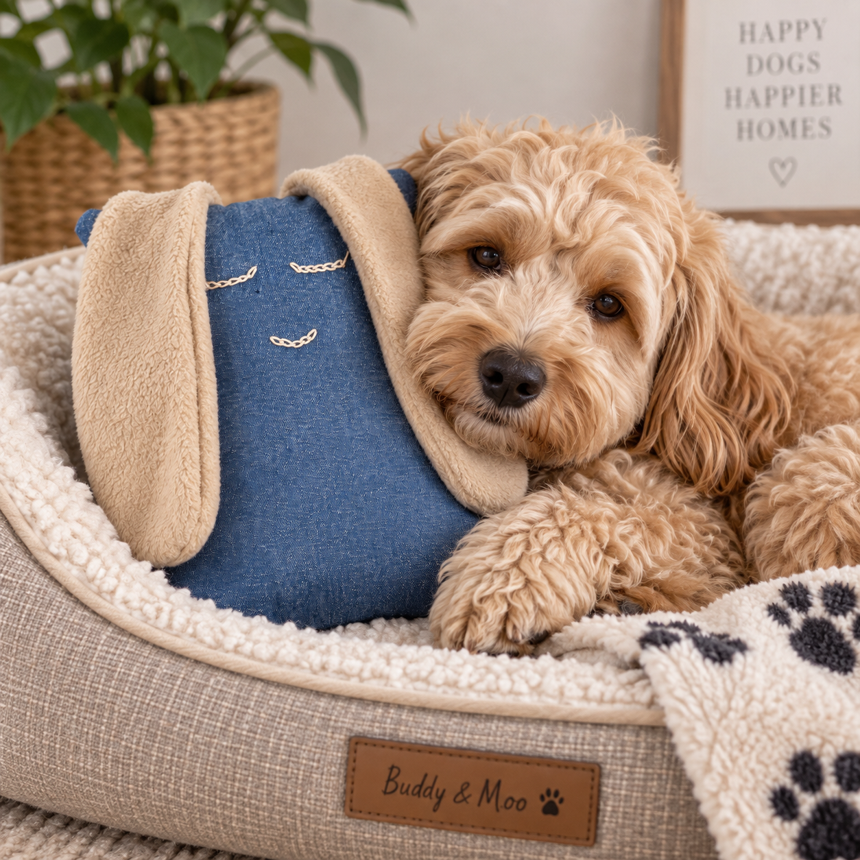Buddy & Moo Denim Drift Comfort Toy - Image 2